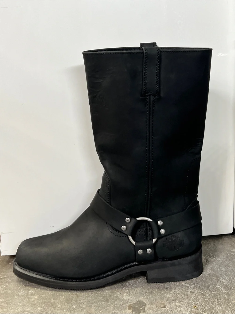 Harley-Davidson Bowden Men’s Size 12 Black Leather Harness Motorcycle Boots